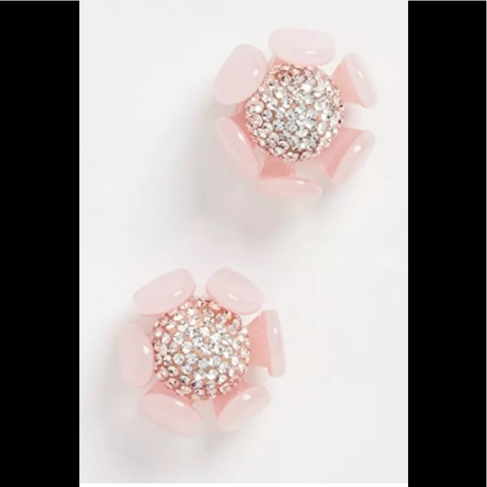 LeLe Sadoughi Buttercup Button Earrings